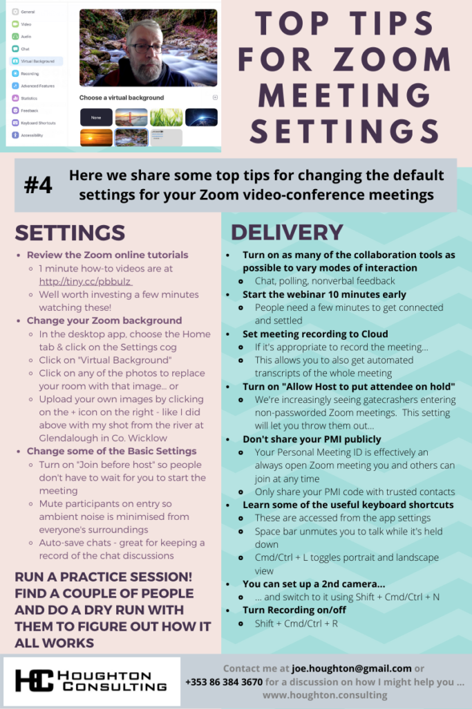 #04 - Top tips for Zoom meeting settings